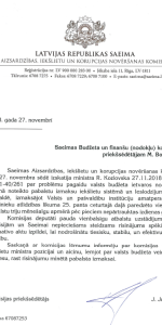 Jura Juraša vēstule Mārtiņam Bondaram